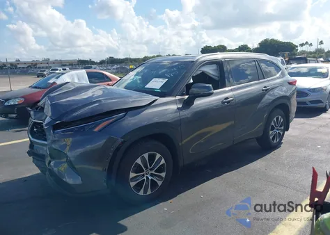 2022 Toyota Highlander Xle from USA, damaged, VIN 5TDHZRBH3NS214999